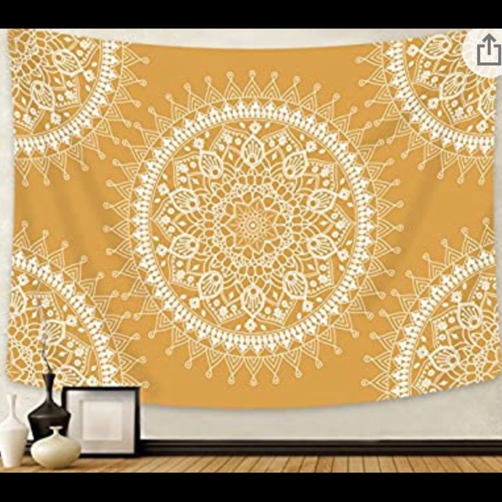 Yellow tapestry